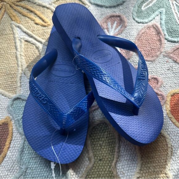 NEW havaianas flip flop blue size 35/36 - Picture 1 of 3
